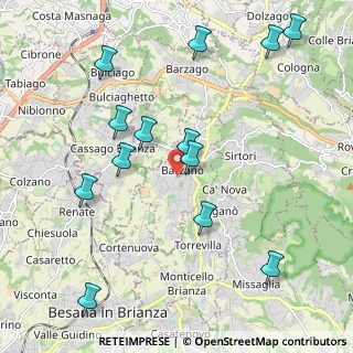 Mappa Via Giacomo Matteotti, 23891 Barzanò LC, Italia (2.29154)