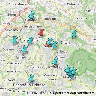 Mappa Via Giacomo Matteotti, 23891 Barzanò LC, Italia (2.31786)