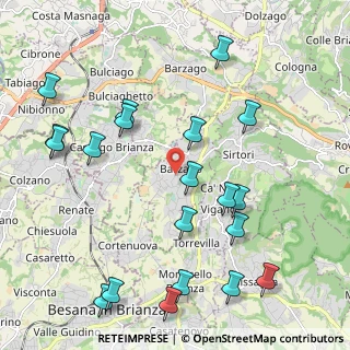 Mappa Via Giacomo Matteotti, 23891 Barzanò LC, Italia (2.4875)