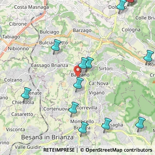 Mappa Via Giacomo Matteotti, 23891 Barzanò LC, Italia (2.90462)