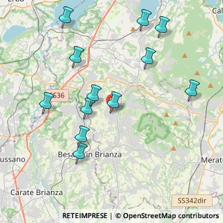 Mappa Via Giacomo Matteotti, 23891 Barzanò LC, Italia (4.405)