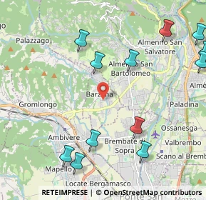 Mappa 24030 Barzana BG, Italia (2.84071)