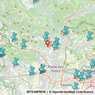 Mappa 24030 Barzana BG, Italia (6.3295)