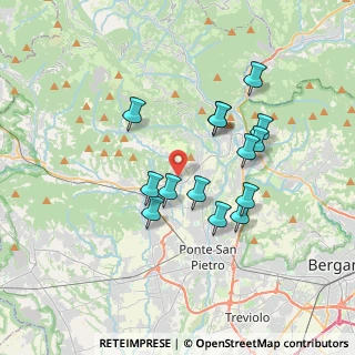 Mappa 24030 Barzana BG, Italia (3.11071)
