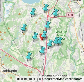 Mappa Via Pontida, 21041 Albizzate VA, Italia (3.08667)