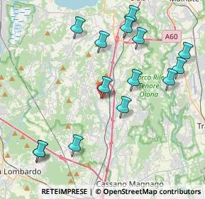 Mappa Via Pontida, 21041 Albizzate VA, Italia (4.52643)