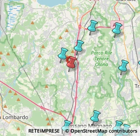 Mappa Via Pontida, 21041 Albizzate VA, Italia (6.27929)