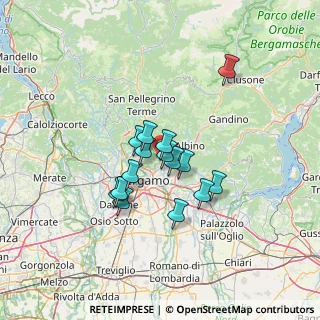 Mappa Via Borgosale, 24020 Ranica BG, Italia (9.638)