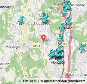 Mappa Via Luigi Taddei, 21041 Albizzate VA, Italia (1.0805)