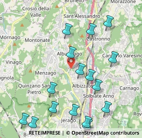 Mappa Via Luigi Taddei, 21041 Albizzate VA, Italia (2.41813)