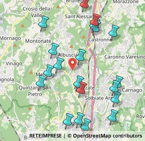 Mappa Via Luigi Taddei, 21041 Albizzate VA, Italia (2.255)