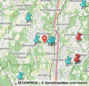Mappa Via Luigi Taddei, 21041 Albizzate VA, Italia (2.67727)