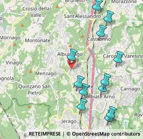 Mappa Via Luigi Taddei, 21041 Albizzate VA, Italia (2.29083)