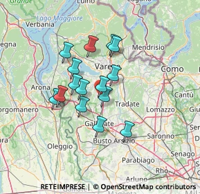 Mappa Via Luigi Taddei, 21041 Albizzate VA, Italia (10.29667)