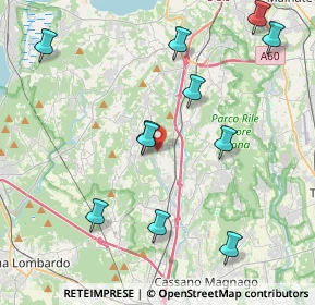 Mappa Via Luigi Taddei, 21041 Albizzate VA, Italia (4.51273)