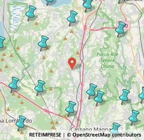 Mappa Via Luigi Taddei, 21041 Albizzate VA, Italia (6.633)