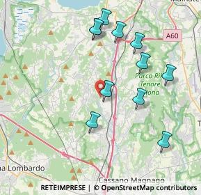 Mappa Via Luigi Taddei, 21041 Albizzate VA, Italia (3.93455)