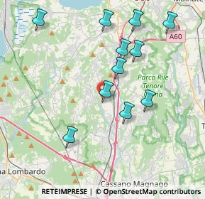 Mappa Via Luigi Taddei, 21041 Albizzate VA, Italia (3.96091)