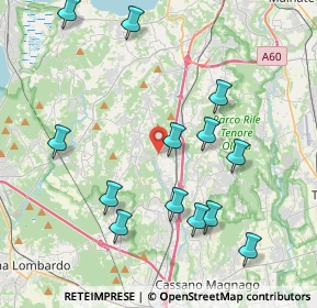 Mappa Via Luigi Taddei, 21041 Albizzate VA, Italia (4.32615)