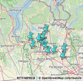 Mappa Via Adige, 21041 Albizzate VA, Italia (9.43727)