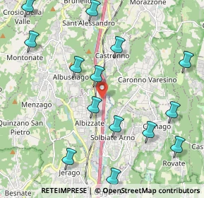 Mappa Via Adige, 21041 Albizzate VA, Italia (2.47143)