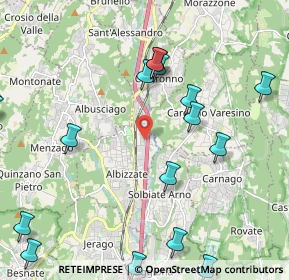 Mappa Via Adige, 21041 Albizzate VA, Italia (3.0195)