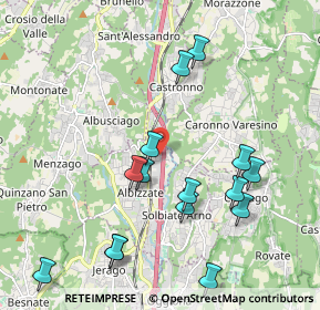 Mappa Via Adige, 21041 Albizzate VA, Italia (2.186)