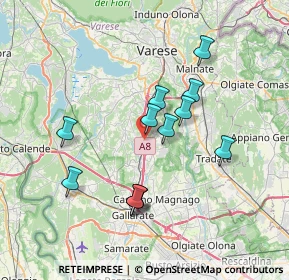 Mappa Via Adige, 21041 Albizzate VA, Italia (6.40083)