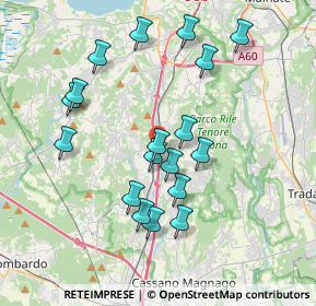 Mappa Via Adige, 21041 Albizzate VA, Italia (3.61056)