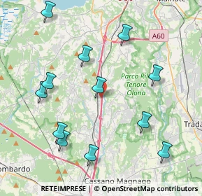 Mappa Via Adige, 21041 Albizzate VA, Italia (4.49583)