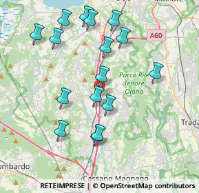 Mappa Via Adige, 21041 Albizzate VA, Italia (3.95813)