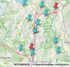 Mappa Via Adige, 21041 Albizzate VA, Italia (4.49583)