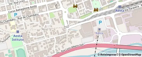 Mappa Aosta