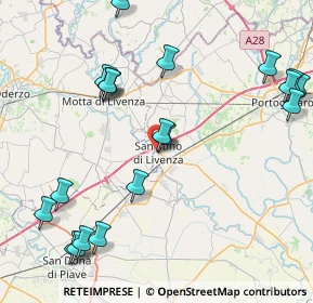 Mappa Via Antonio Vivaldi, 30029 San Stino di Livenza VE, Italia (10.085)