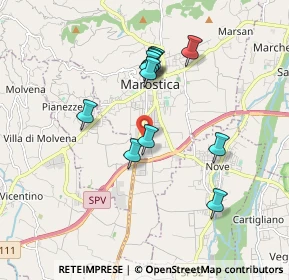Mappa Via maestri del lavoro, 36063 Marostica VI, Italia (1.61455)