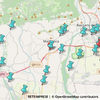 Mappa Via maestri del lavoro, 36063 Marostica VI, Italia (6.313)