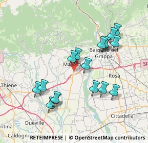 Mappa Via maestri del lavoro, 36063 Marostica VI, Italia (7.37529)