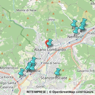 Mappa Via San Pietro, 24022 Alzano Lombardo BG, Italia (2.72917)
