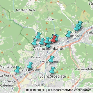 Mappa Via San Pietro, 24022 Alzano Lombardo BG, Italia (1.64471)