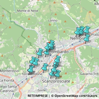 Mappa Via San Pietro, 24022 Alzano Lombardo BG, Italia (1.9845)