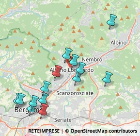 Mappa Via San Pietro, 24022 Alzano Lombardo BG, Italia (4.38)