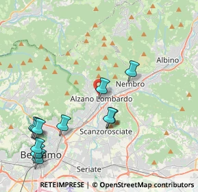 Mappa Via San Pietro, 24022 Alzano Lombardo BG, Italia (4.81)