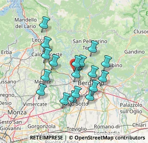 Mappa Via Castello Gandosso, 24030 Almenno San Bartolomeo BG, Italia (11.78722)