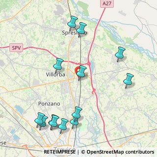 Mappa Via Marsiana Pinarello, 31020 Villorba TV, Italia (5.06615)