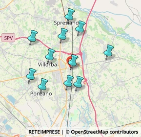 Mappa Via Marsiana Pinarello, 31020 Villorba TV, Italia (3.40364)