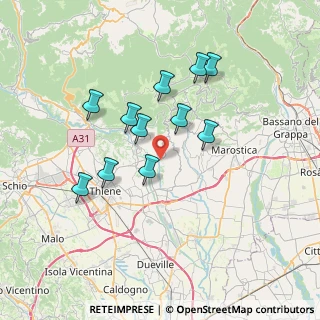 Mappa Via Colombare, 36030 Fara Vicentino VI, Italia (6.25)