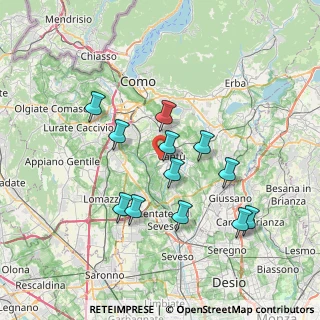 Mappa Bennet, 22063 Cantù CO, Italia (6.64833)