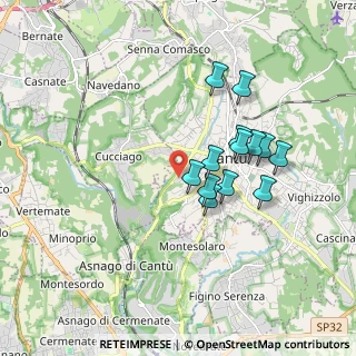 Mappa Bennet, 22063 Cantù CO, Italia (1.51154)