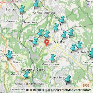 Mappa Bennet, 22063 Cantù CO, Italia (2.74368)