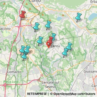 Mappa Bennet, 22063 Cantù CO, Italia (3.7225)